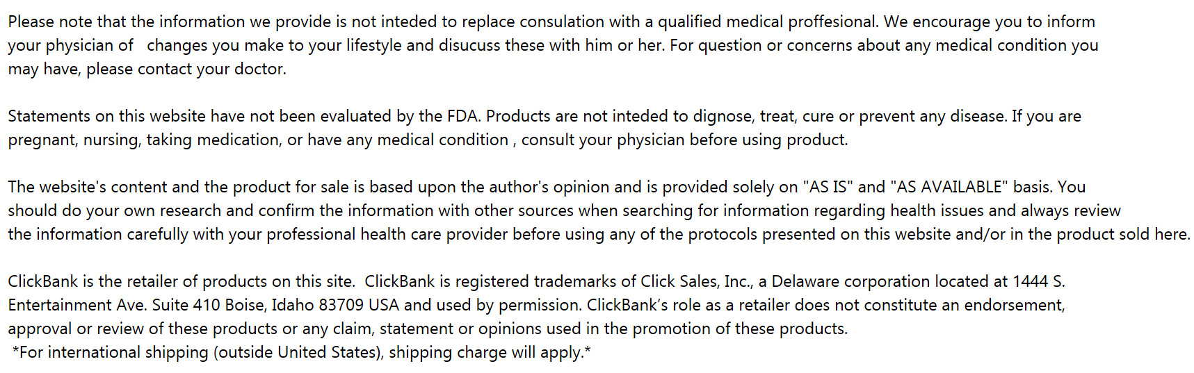 LeanBliss FDA compliance